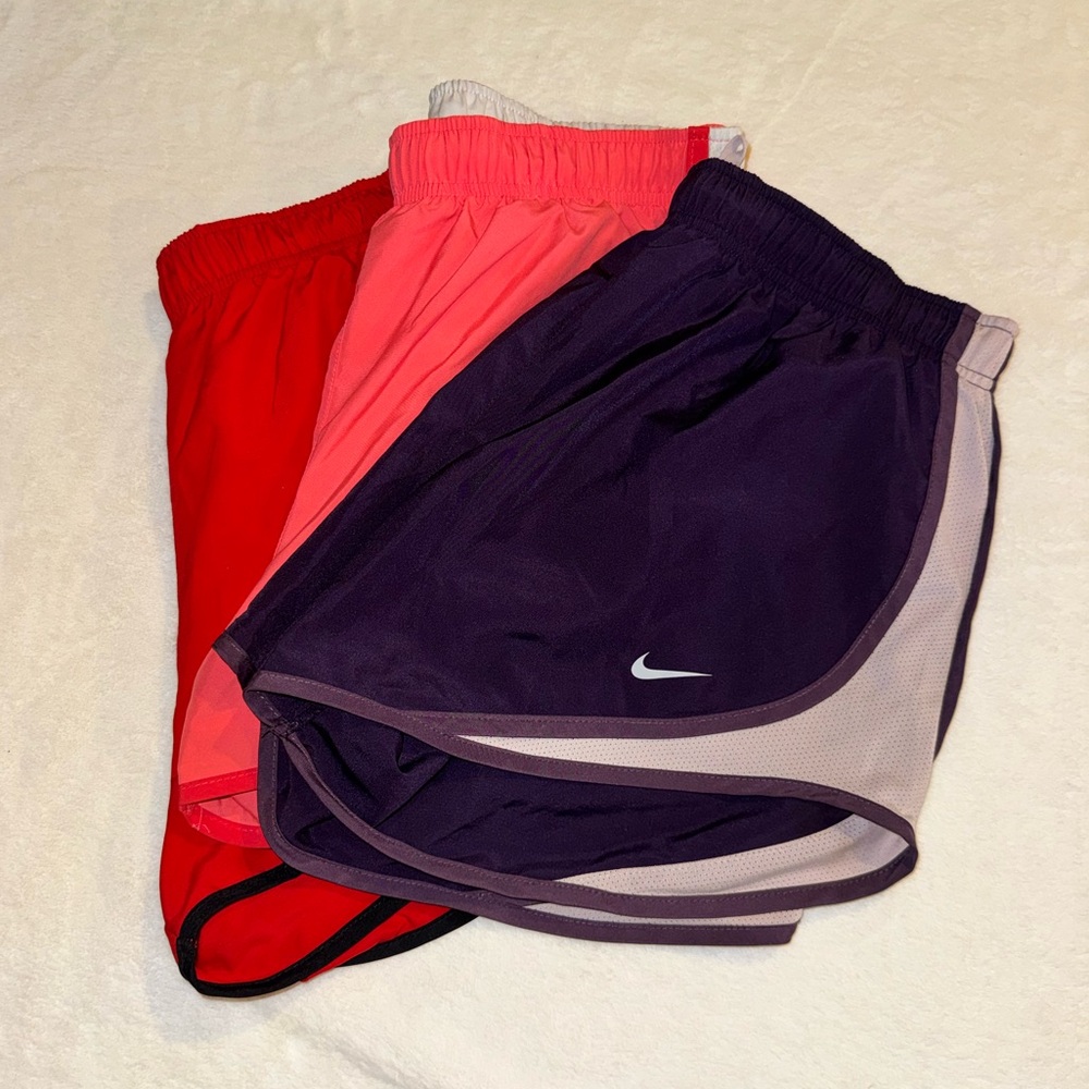 Nike Dri-FIT Athletic Shorts Trio - Size Medium